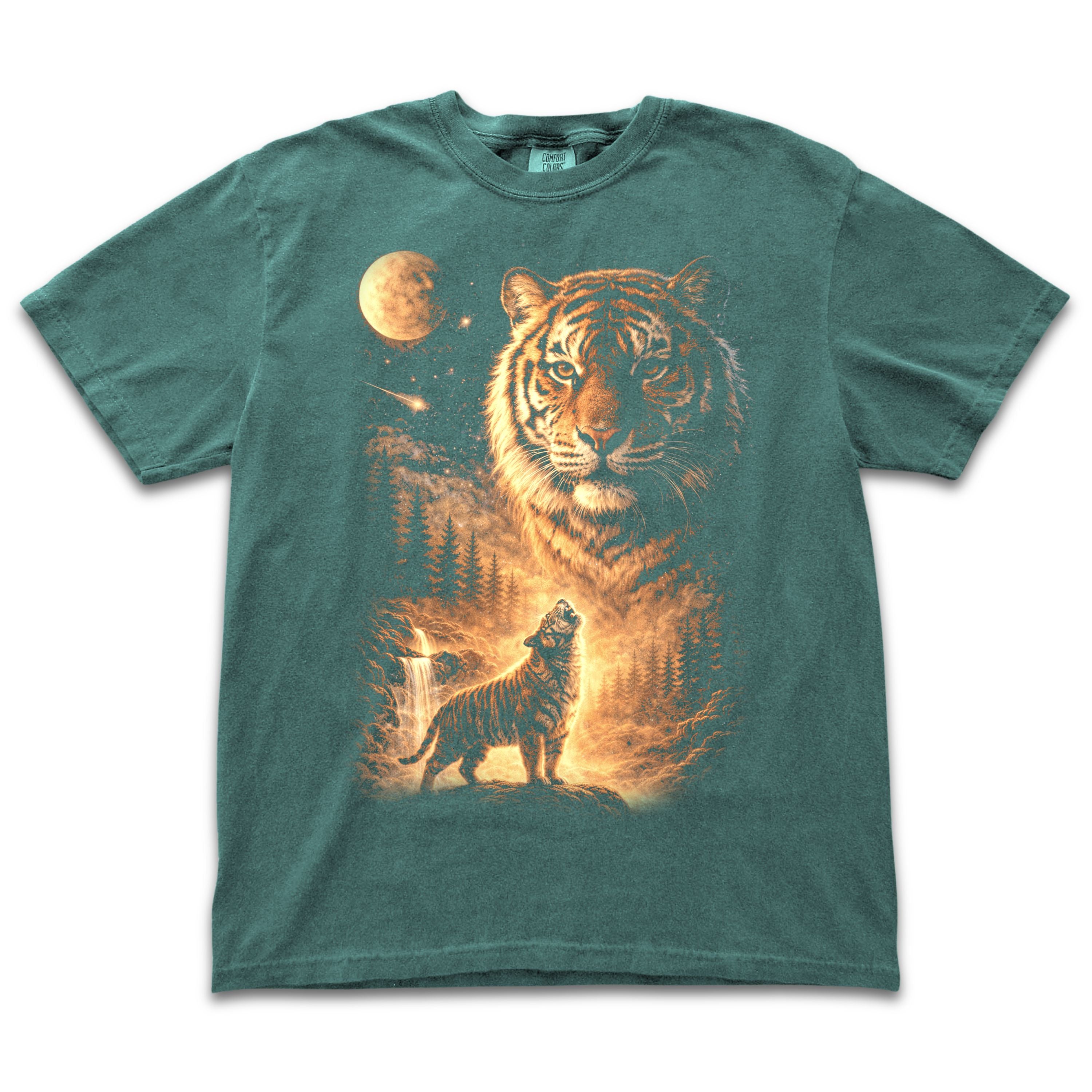 Tiger Howling to the Moon
