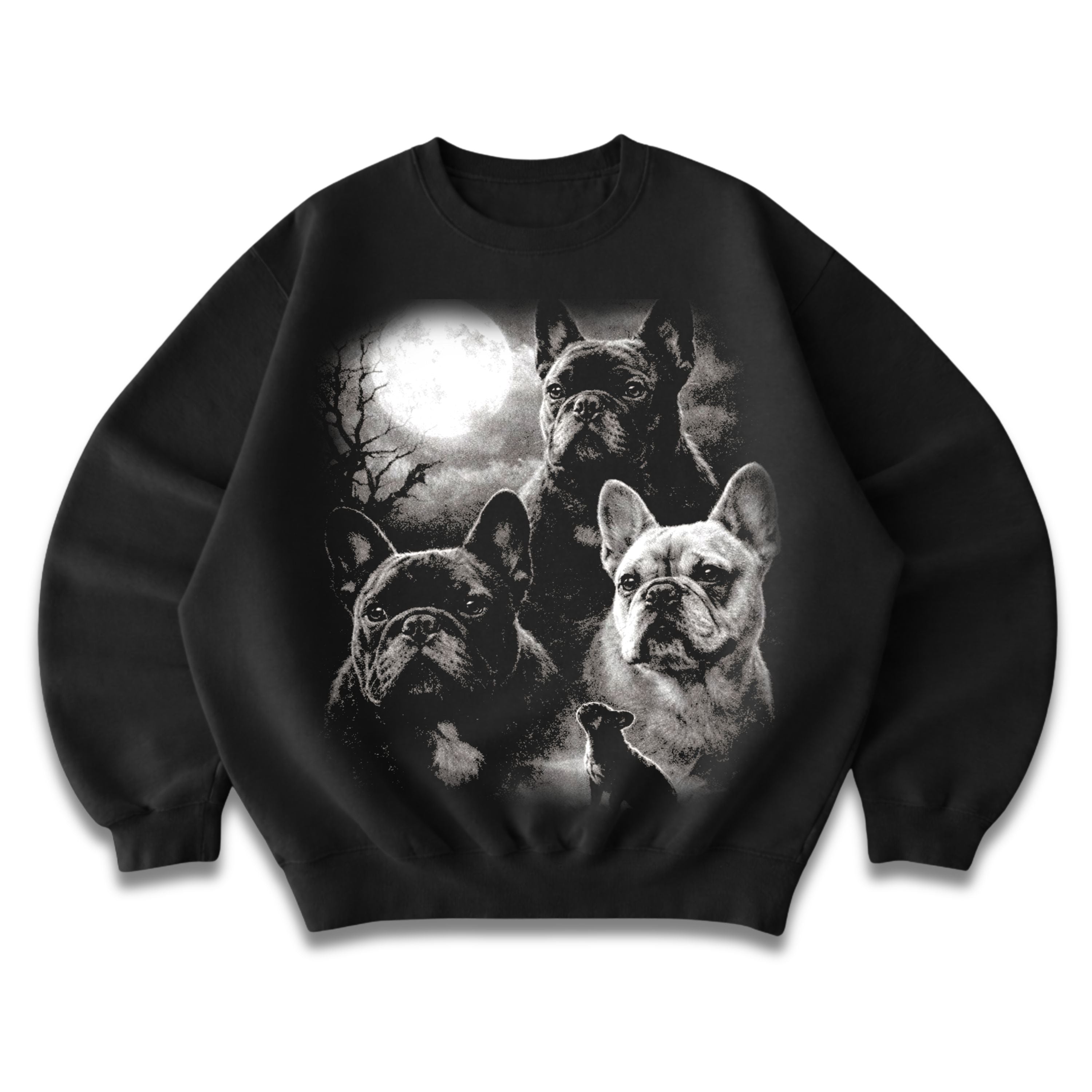Frenchies Full Moon Crewneck