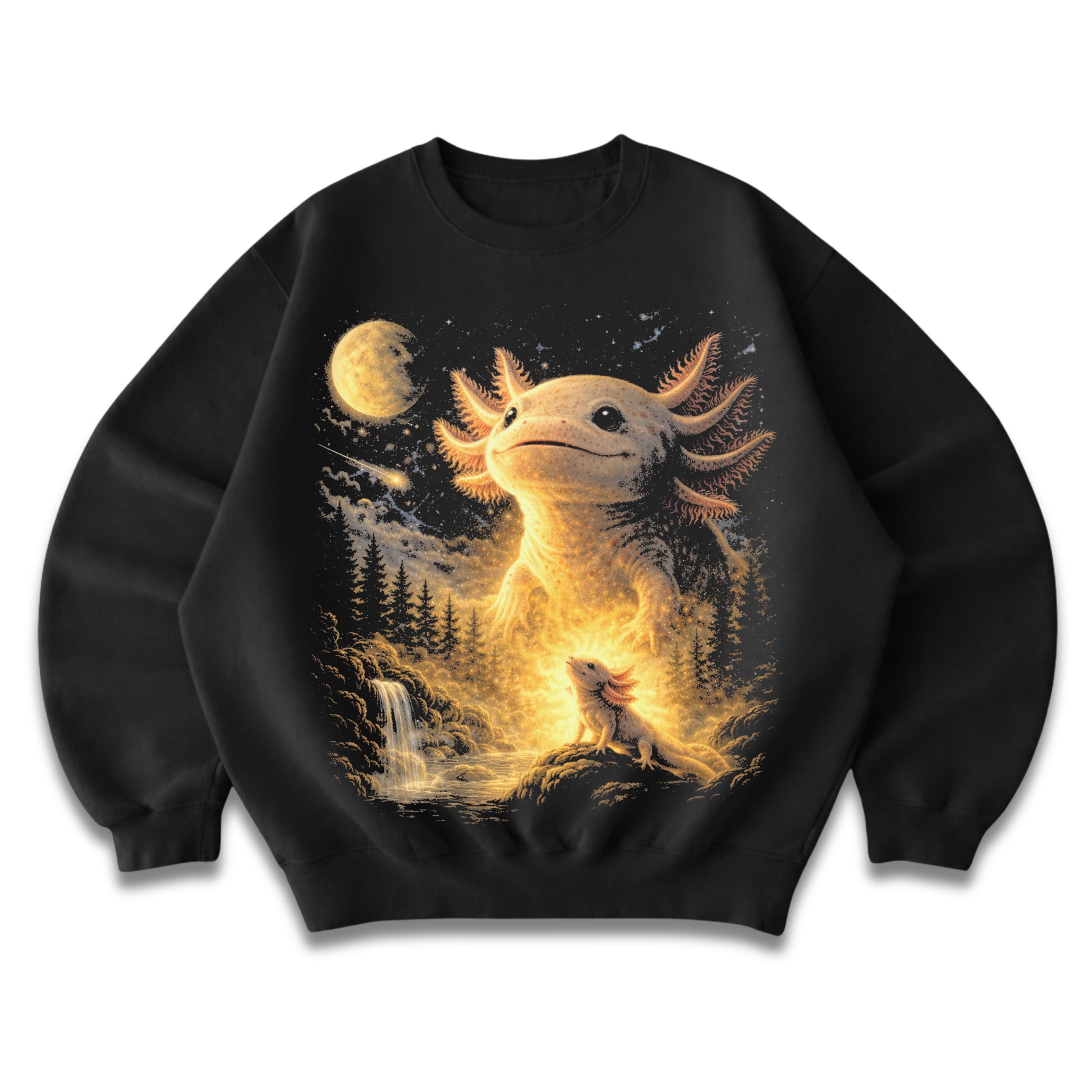 Axolotl Moonlight Crewneck