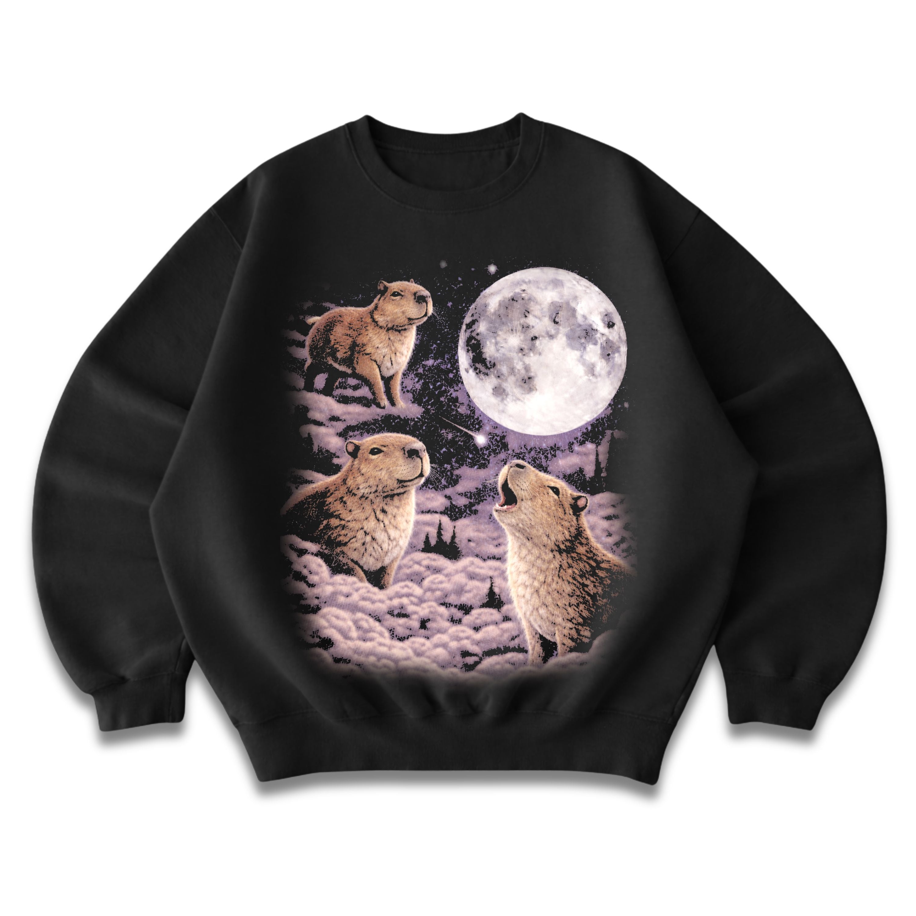 Capybaras in Space Crewneck