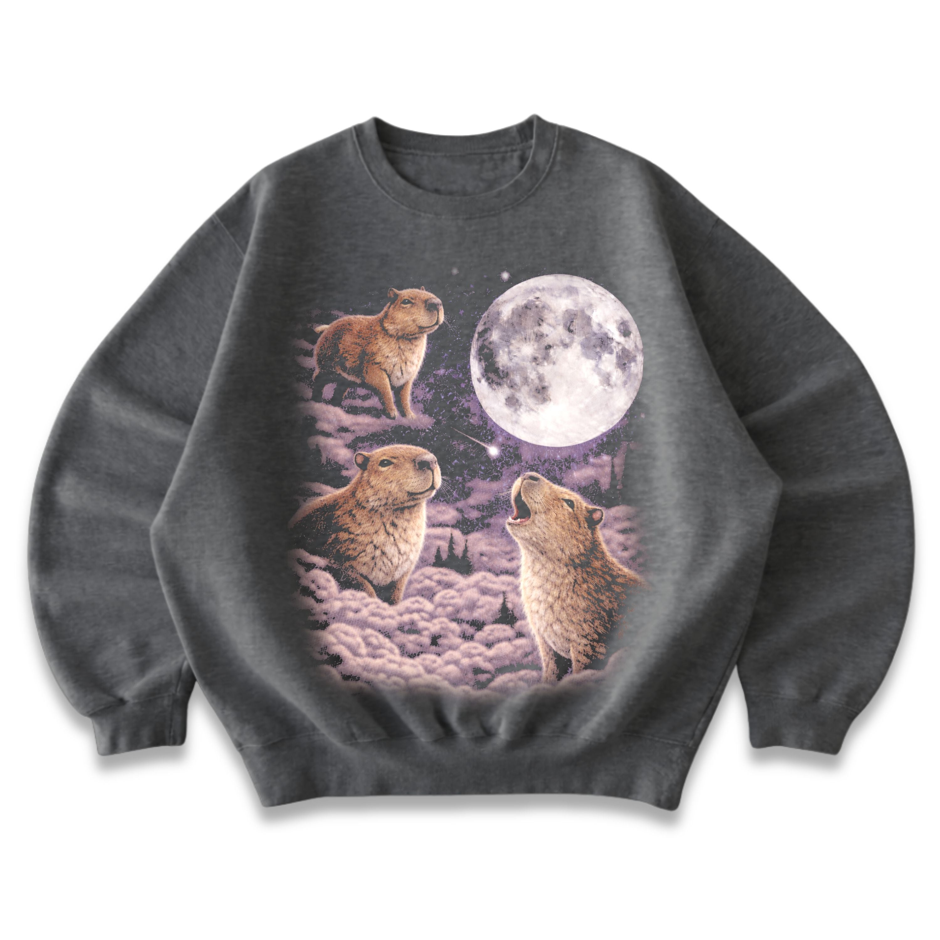 Capybaras in Space Crewneck