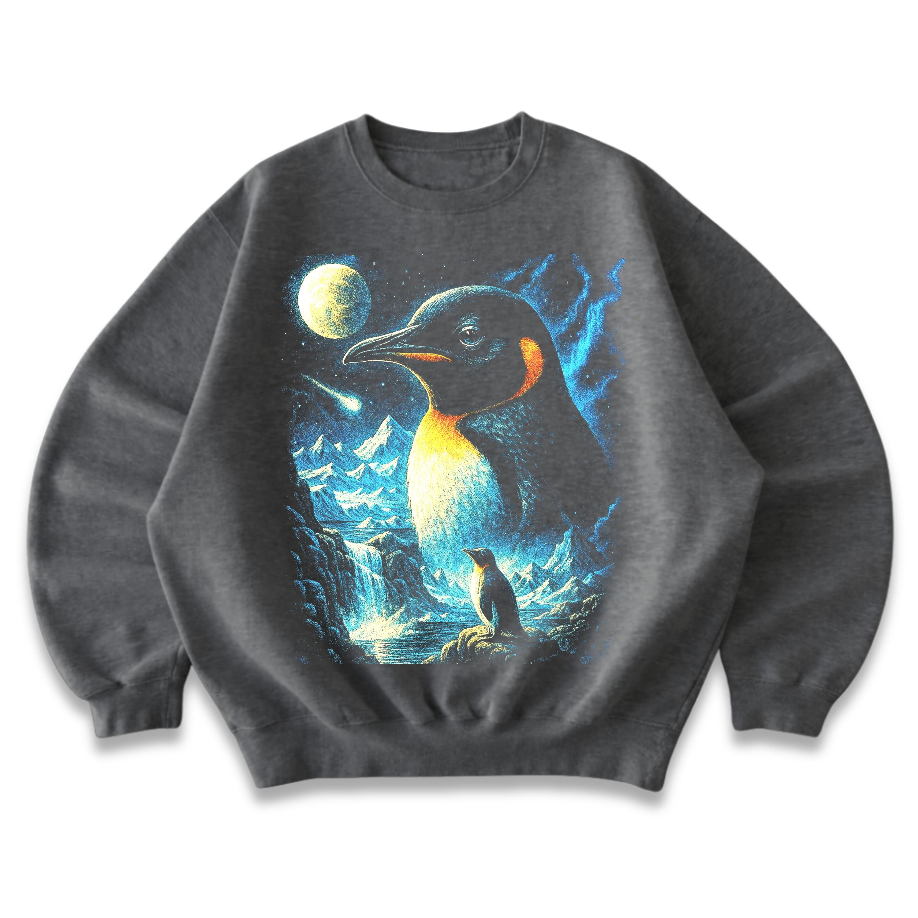 Penguin Moonlight Crewneck