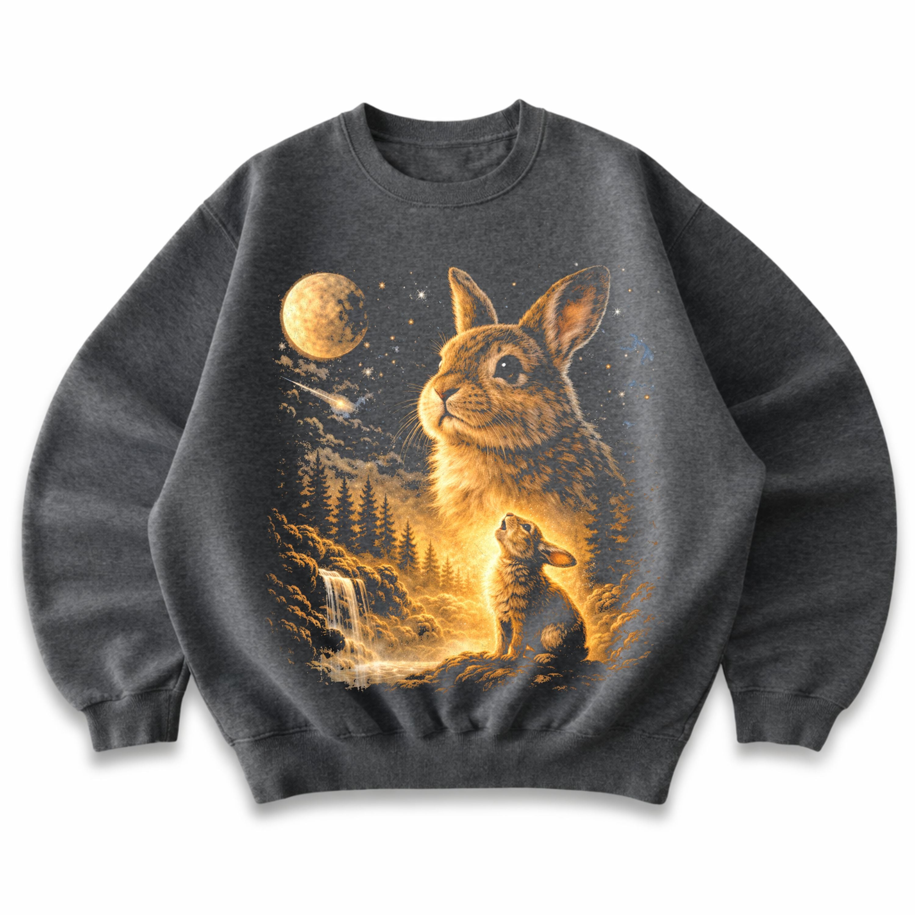 Bunny Howling to the Moon