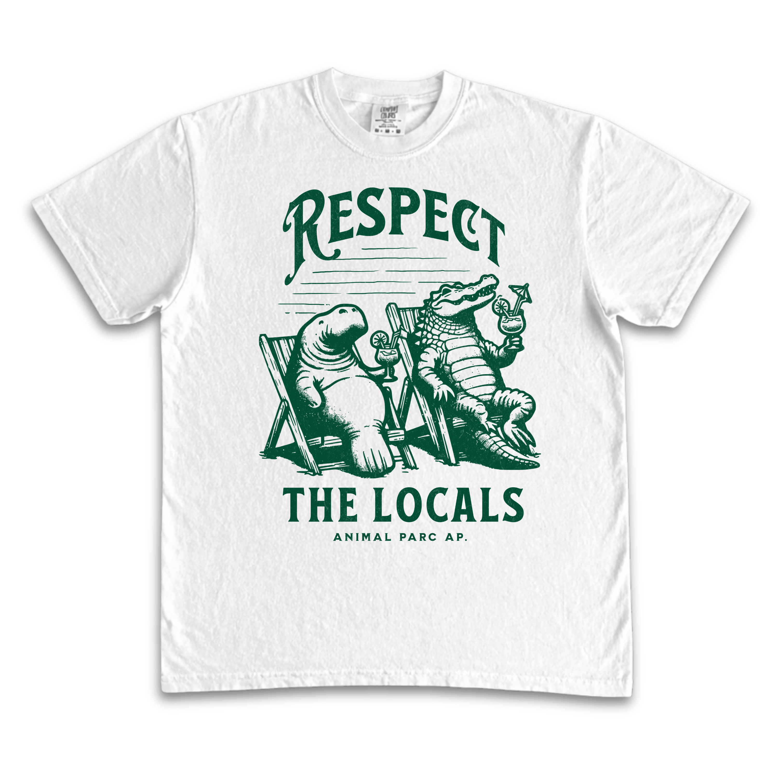 Respect The Locals Alligator & Manatee
