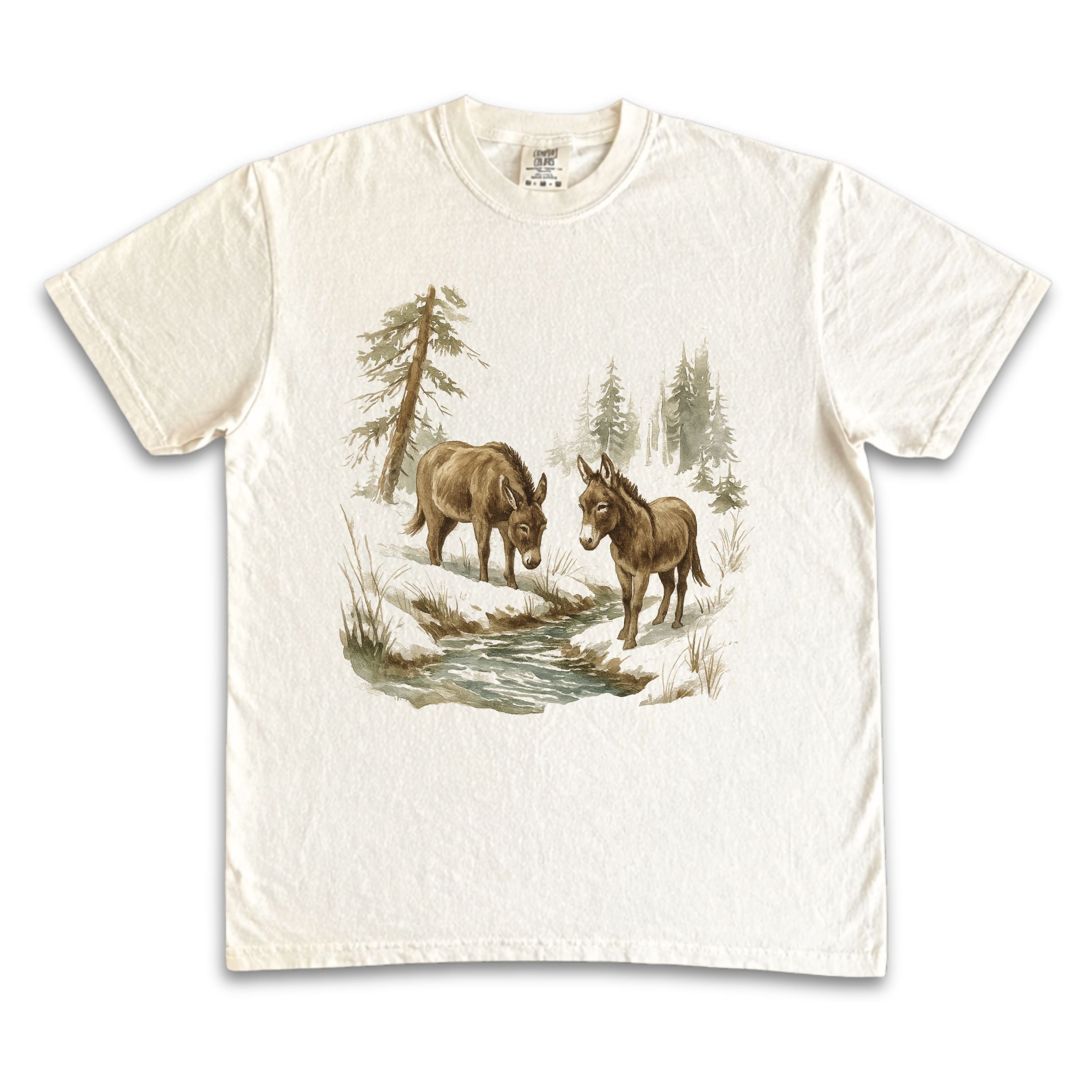 Donkeys in Nature Tee