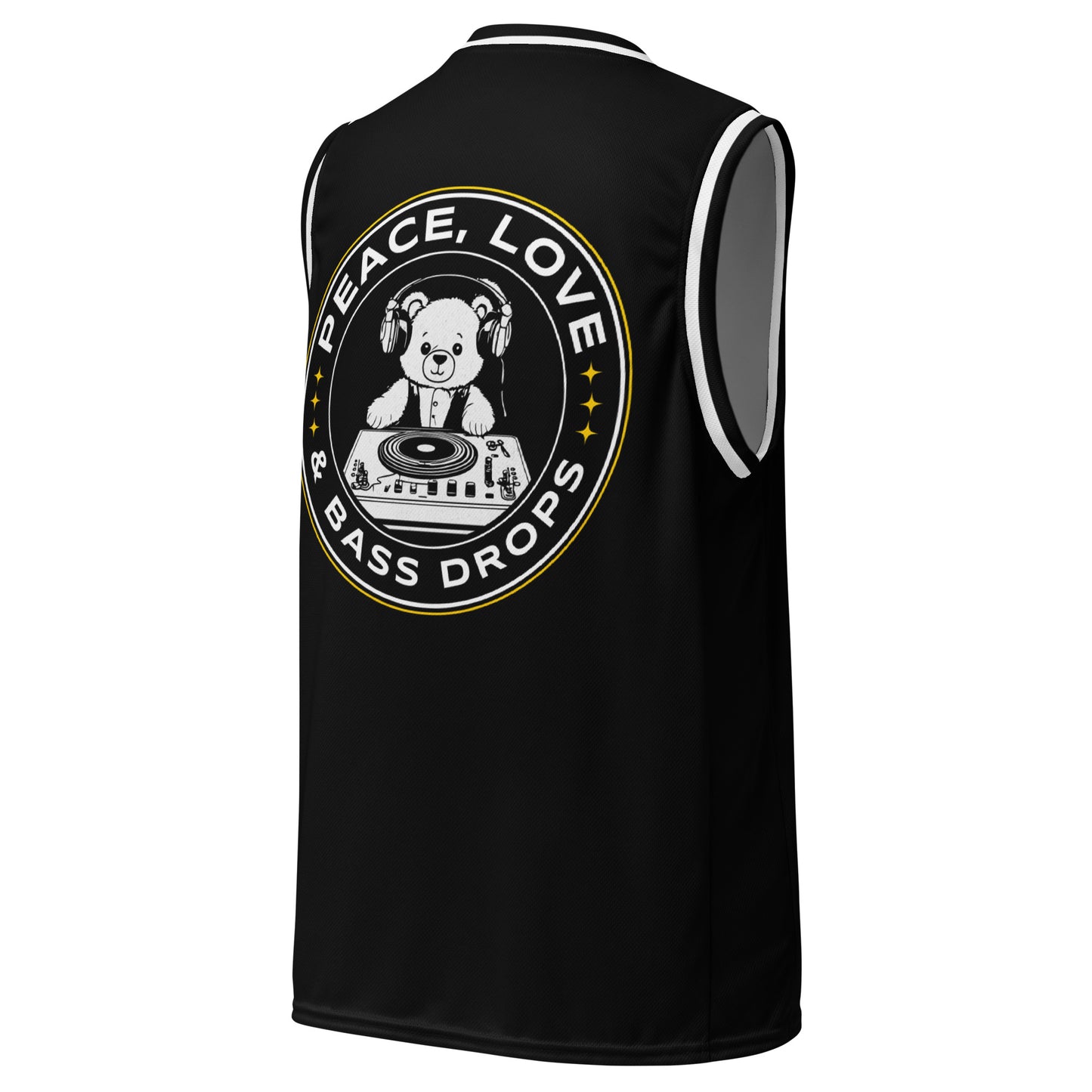 Peace, Love & Bass Drops - Backprint Teddy Jersey