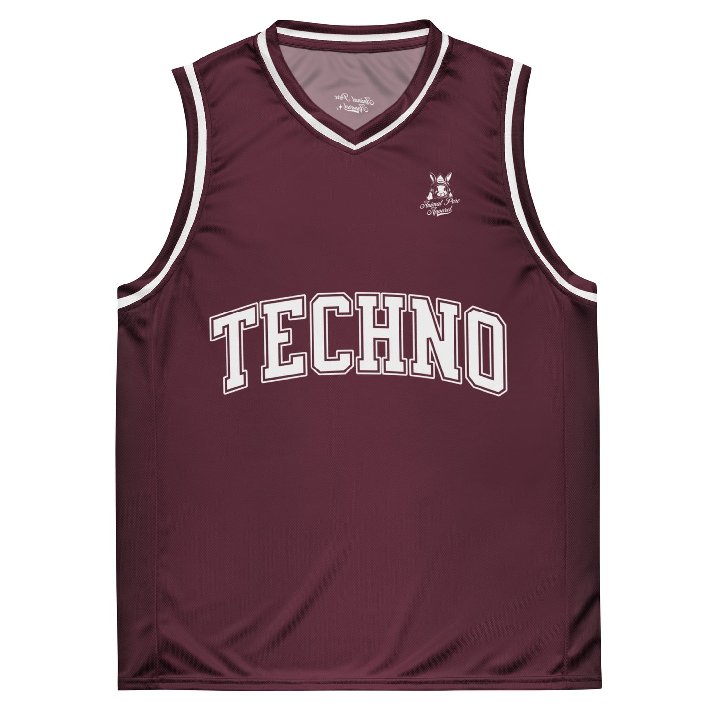 Techno - Basketball Jersey Maroon