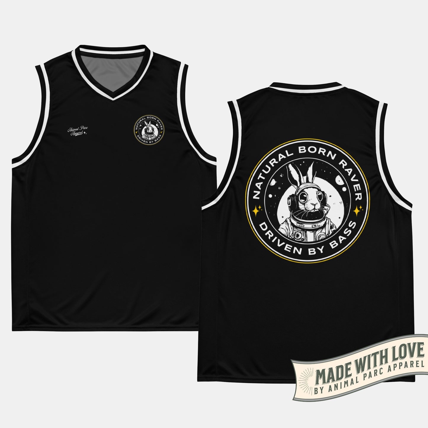 Natural Born Raver - Basketball Jersey