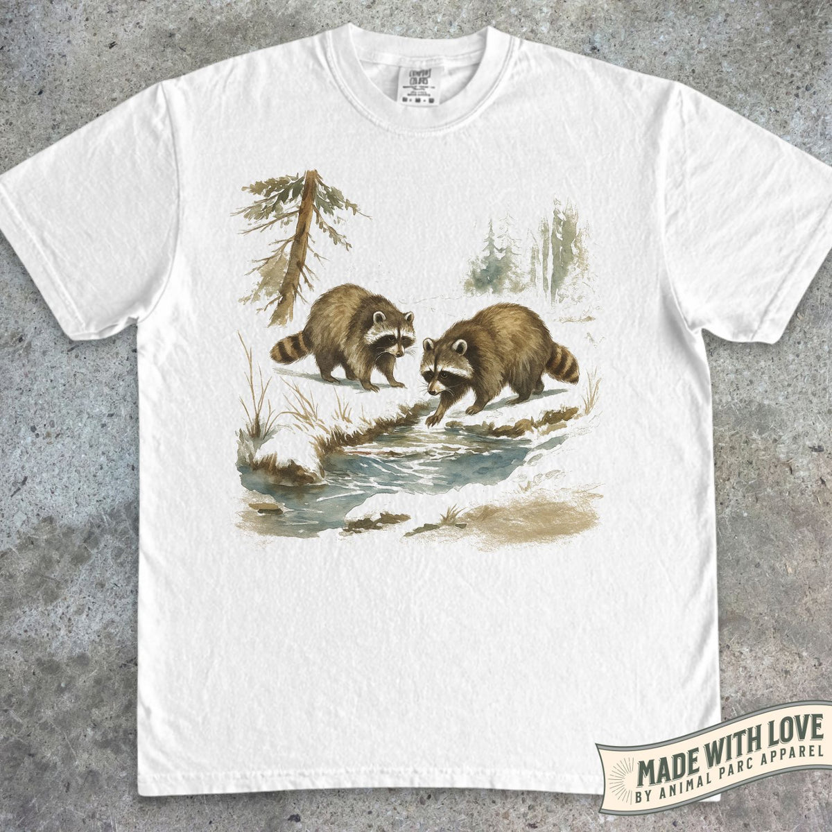 Nature Raccoons Tee