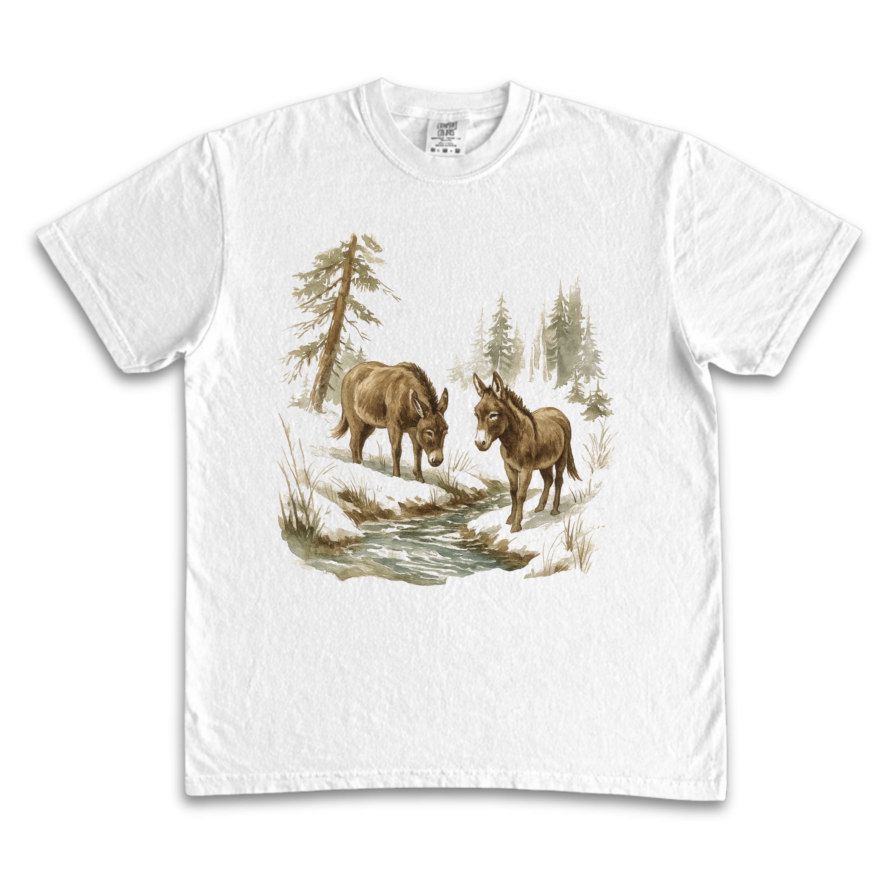 Donkeys in Nature Tee