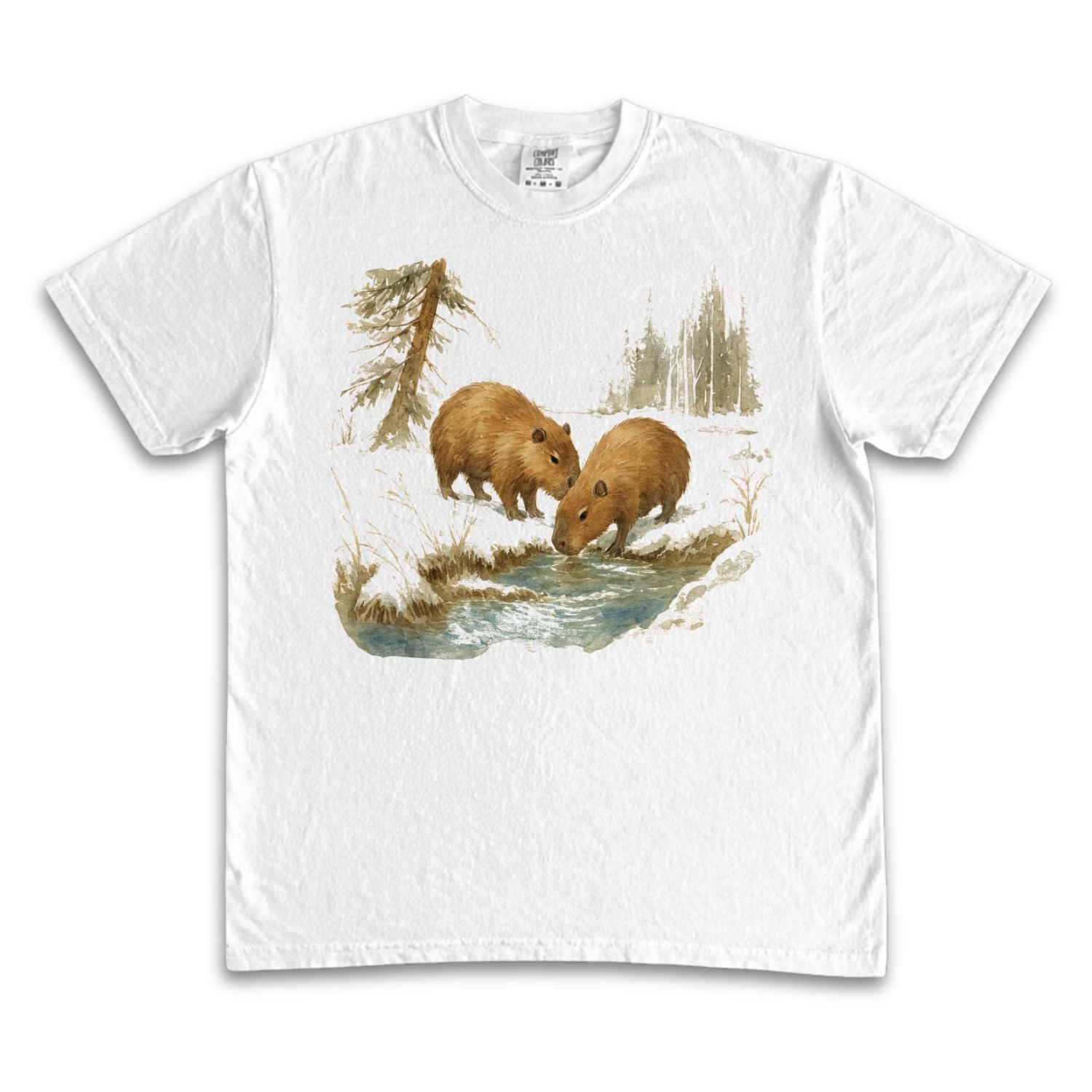Capybaras in Nature