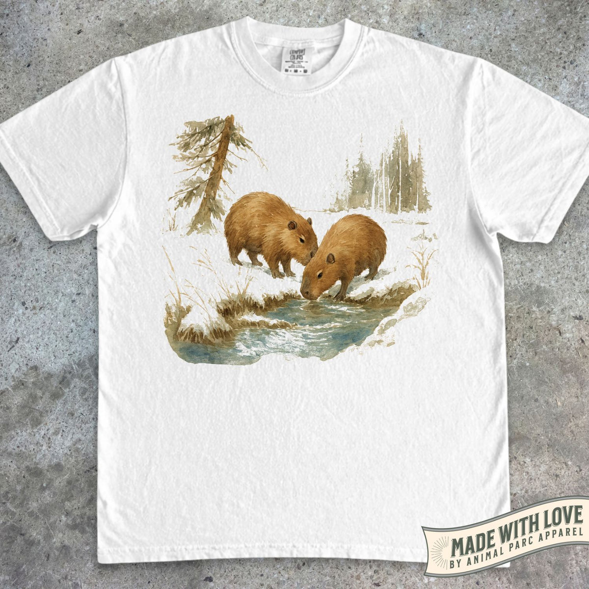 Capybaras in Nature Tee