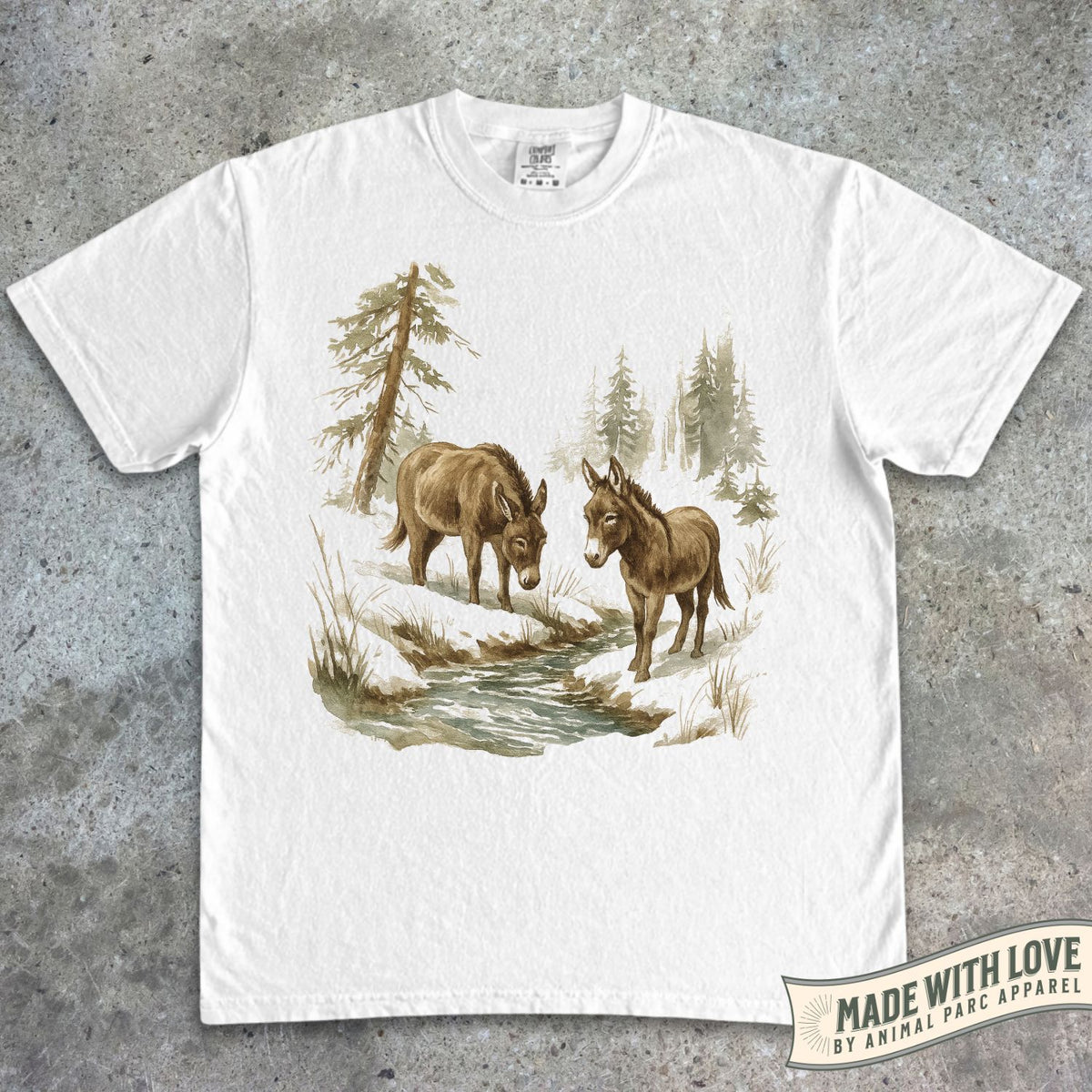 Nature Donkeys Tee