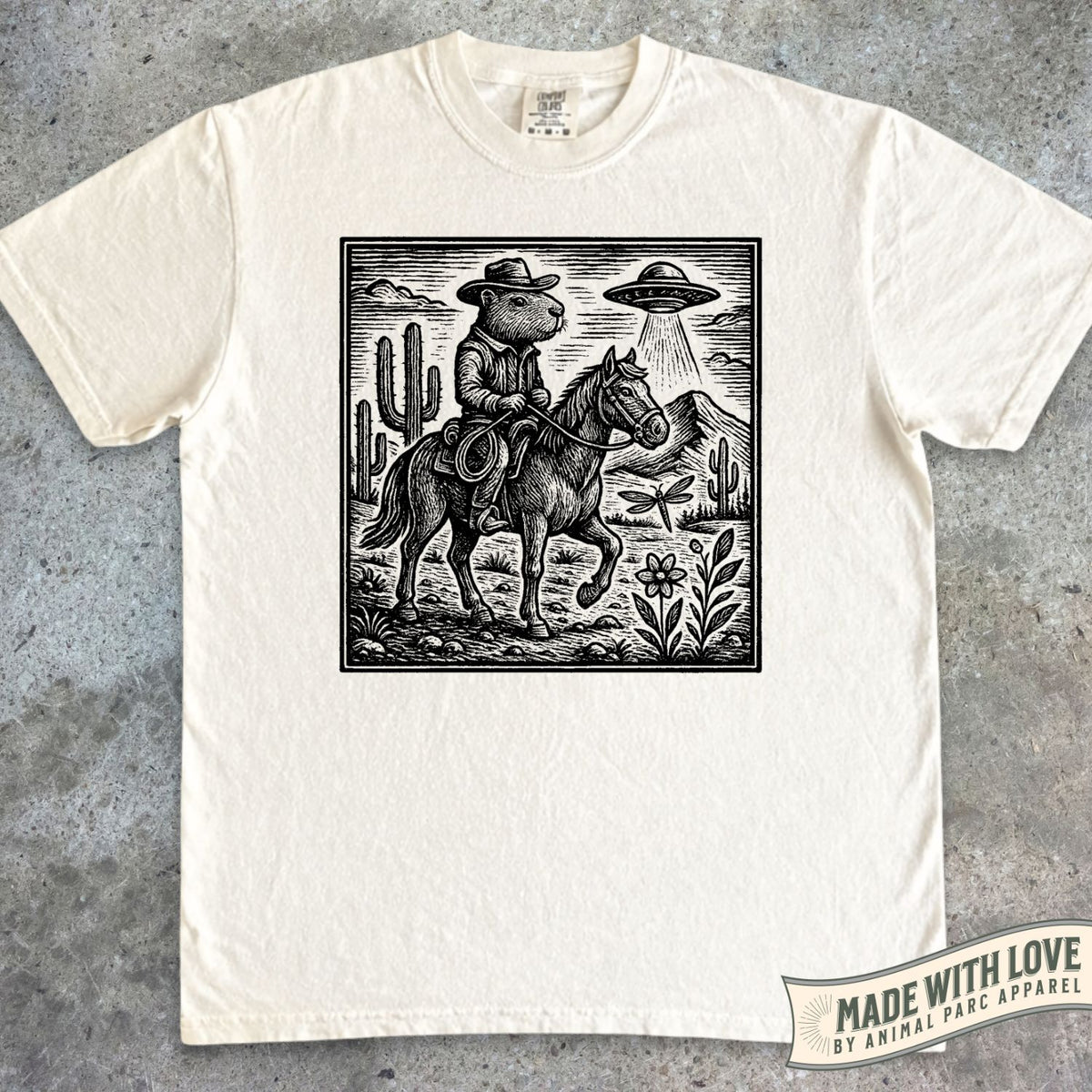 Capybara Cowboy Tee