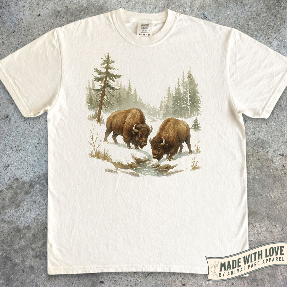 Bisons in Nature Tee
