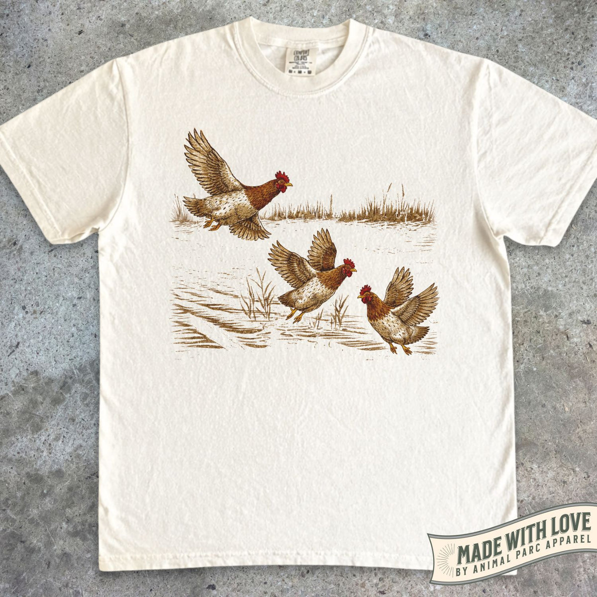 Flying Chickens Tee