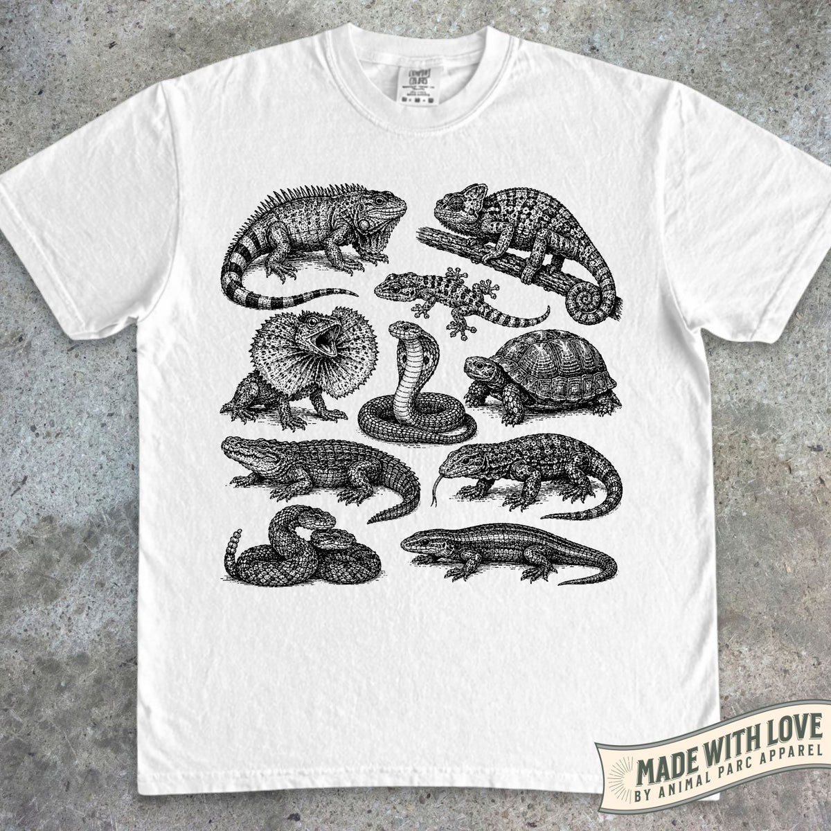 Reptile Compilation Tee