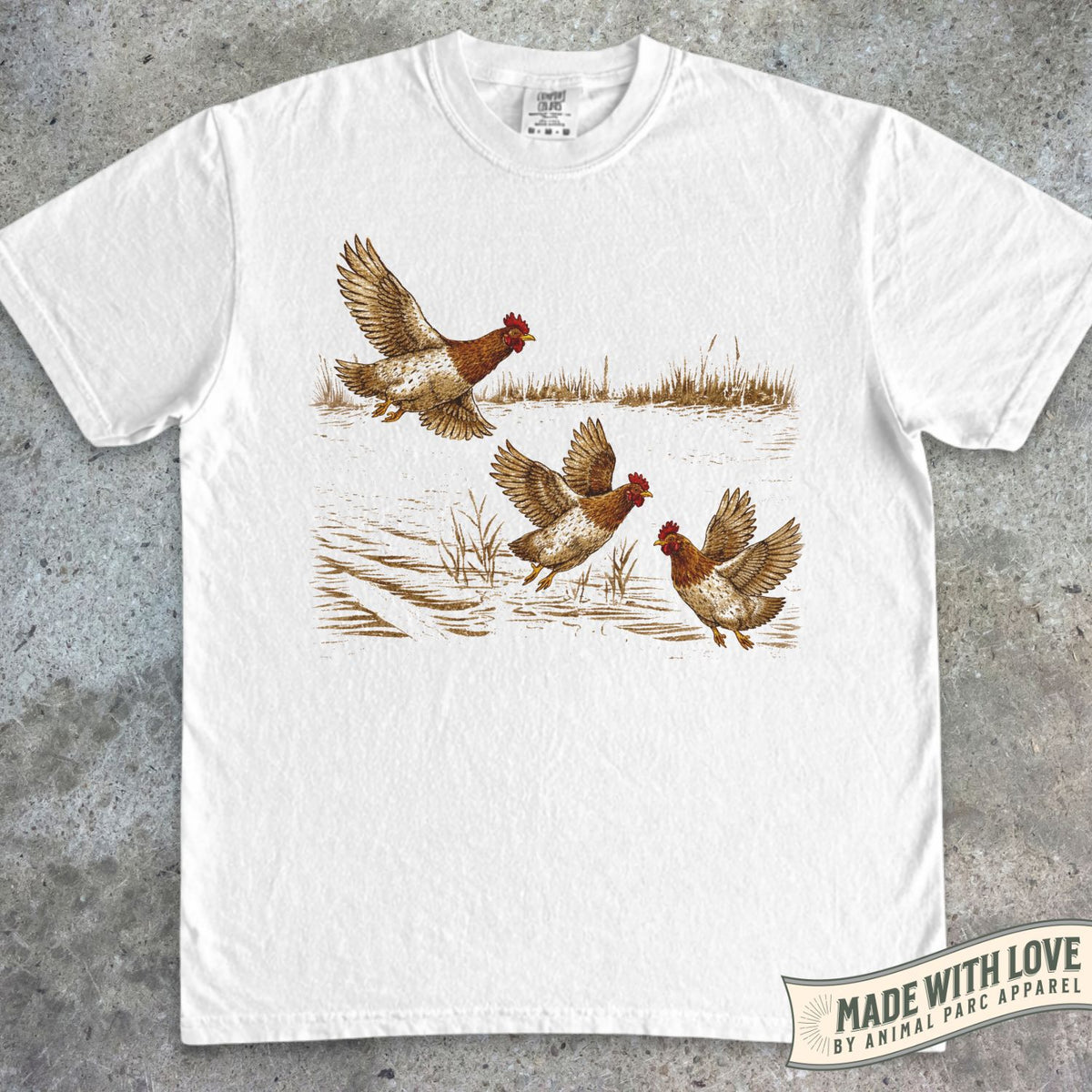 Flying Chickens Tee