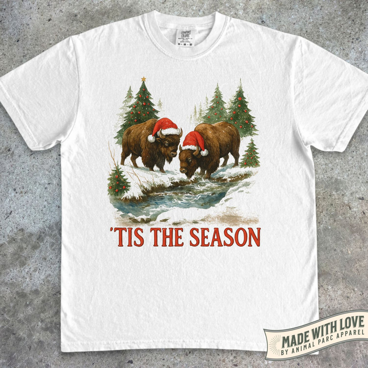 Christmas Bisons Tee