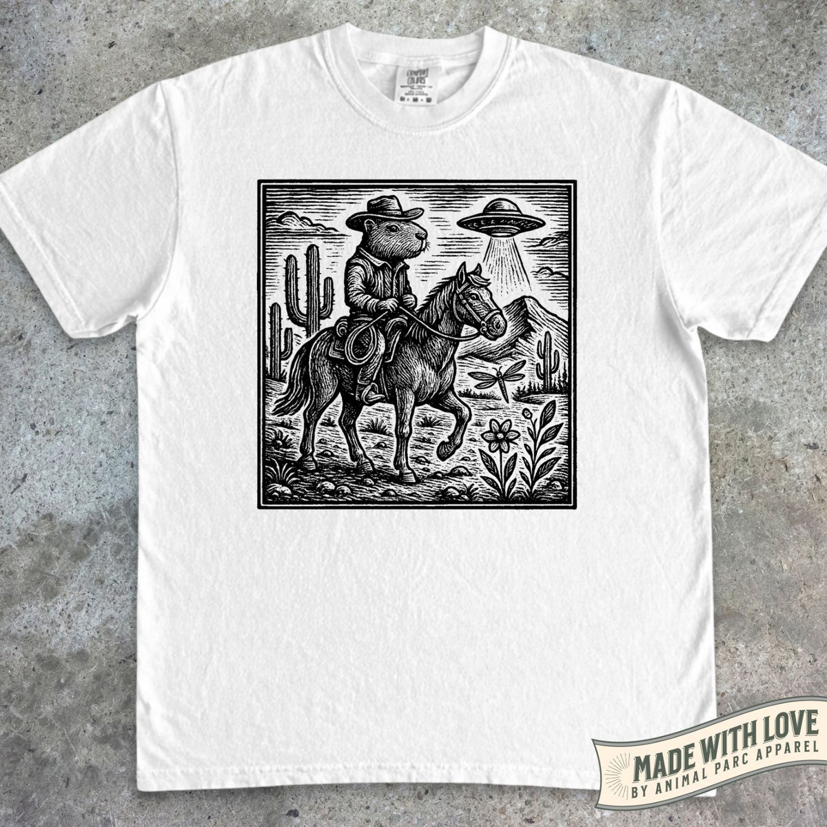 Capybara Cowboy Tee