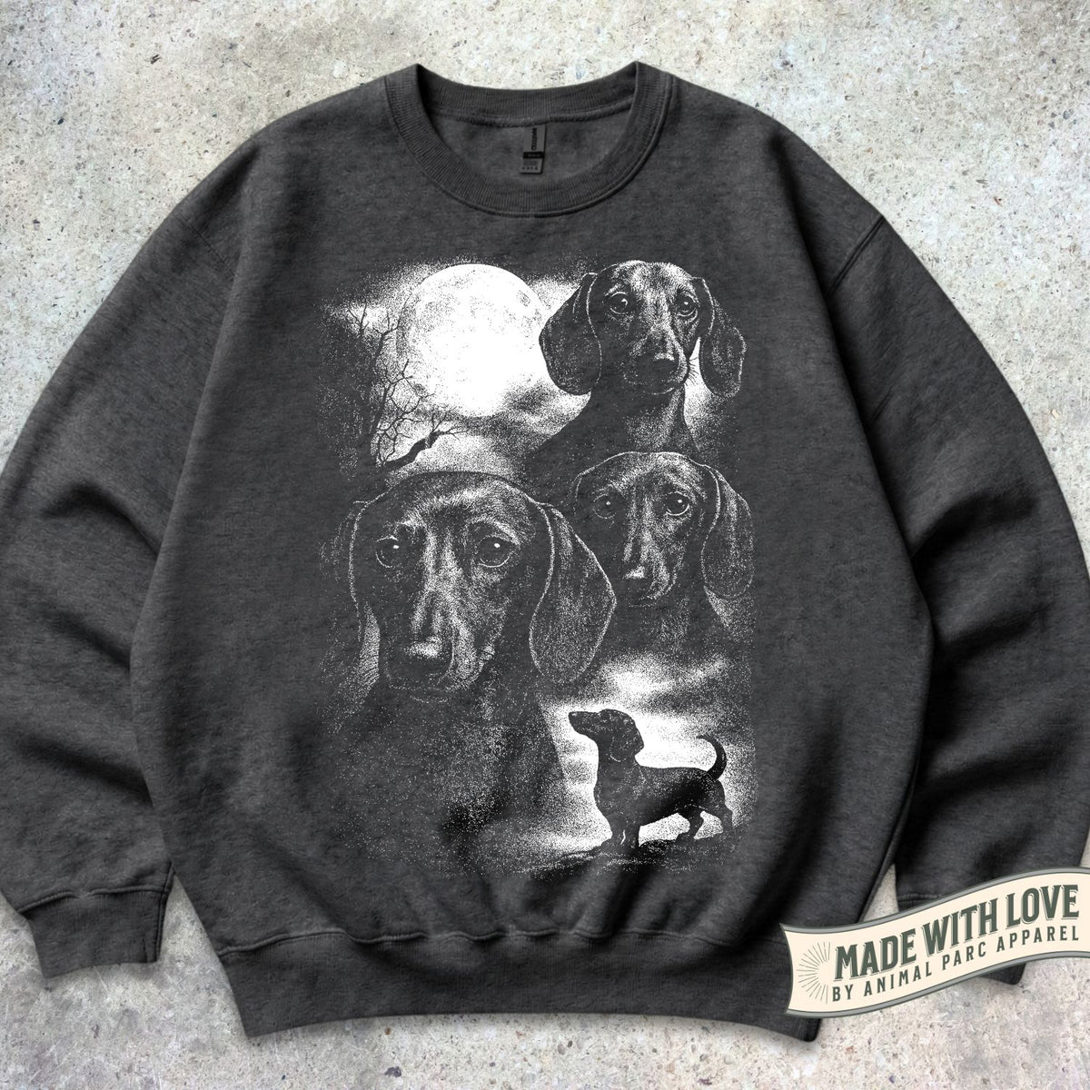 Full Moon Wiener Dogs Crewneck