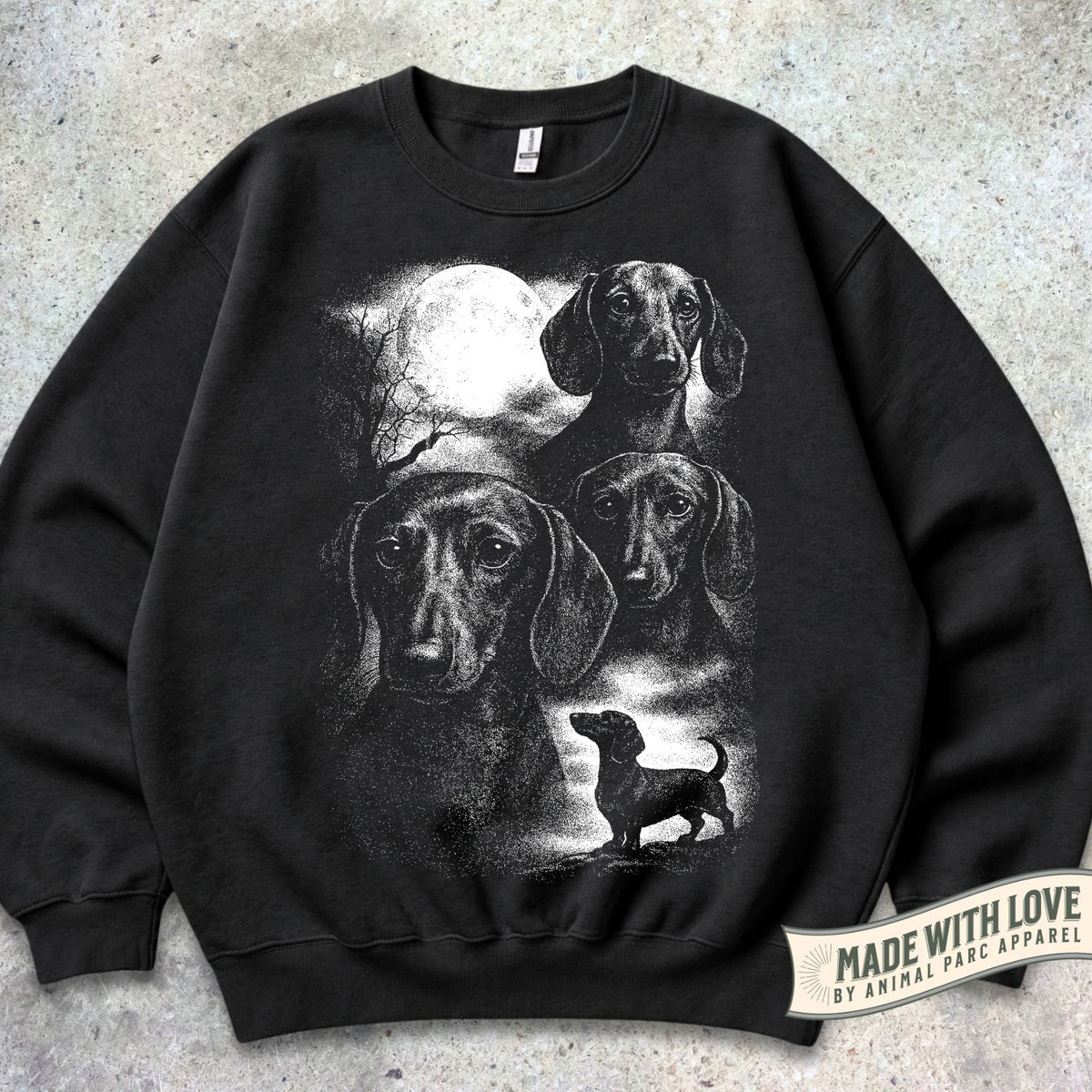 Full Moon Wiener Dogs Crewneck