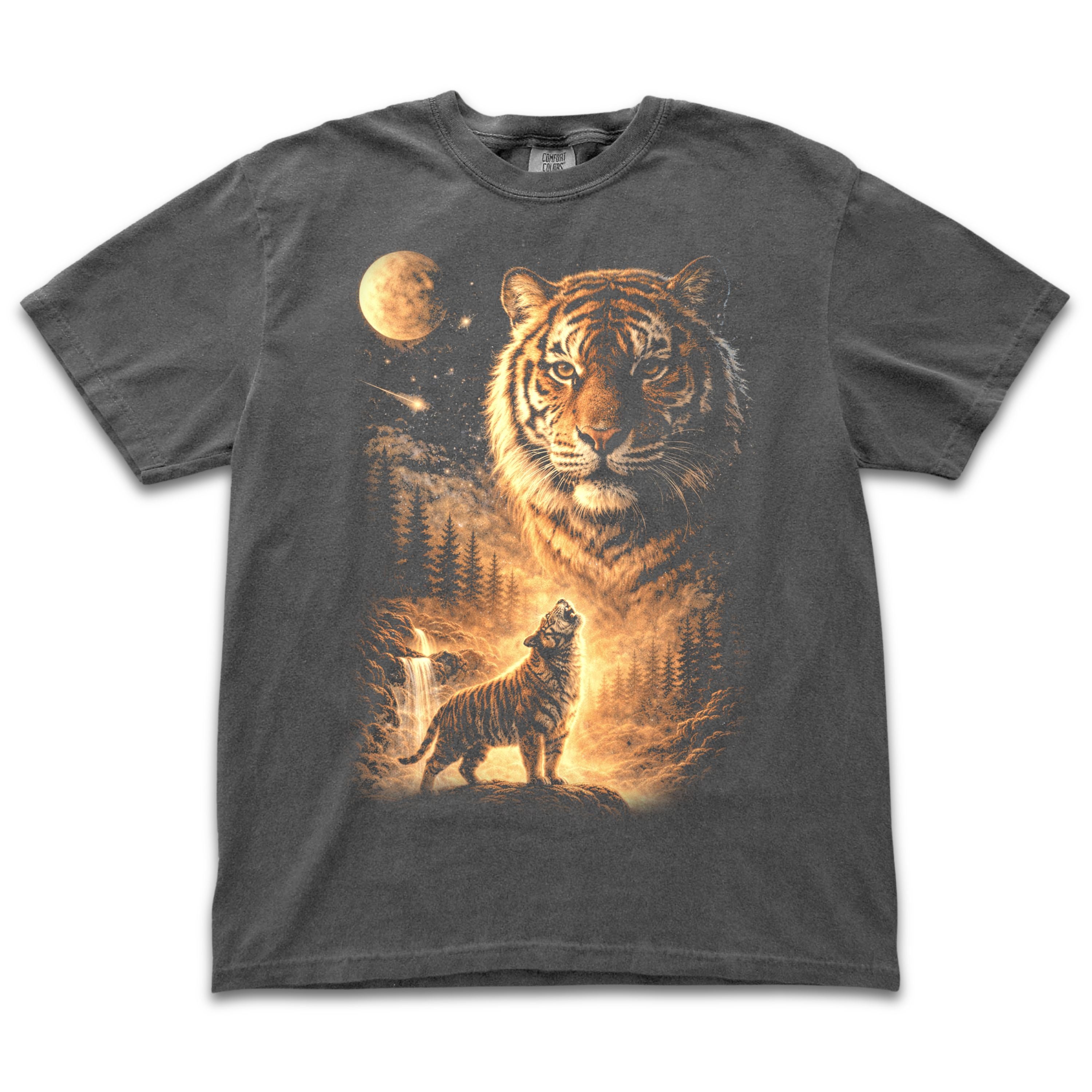 Tiger Howling to the Moon