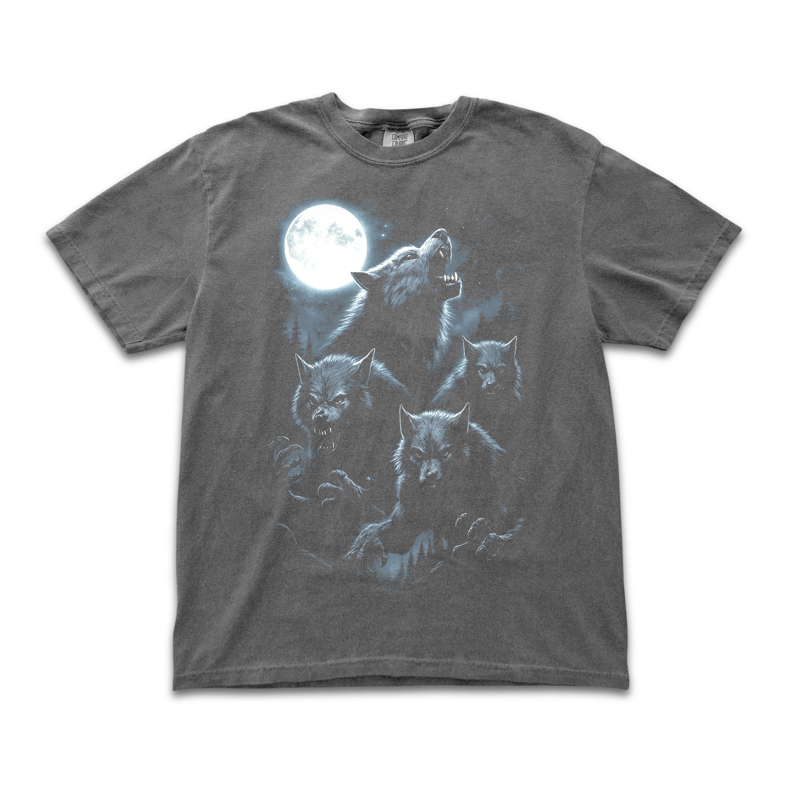 Werewolves Howling Moon Tee