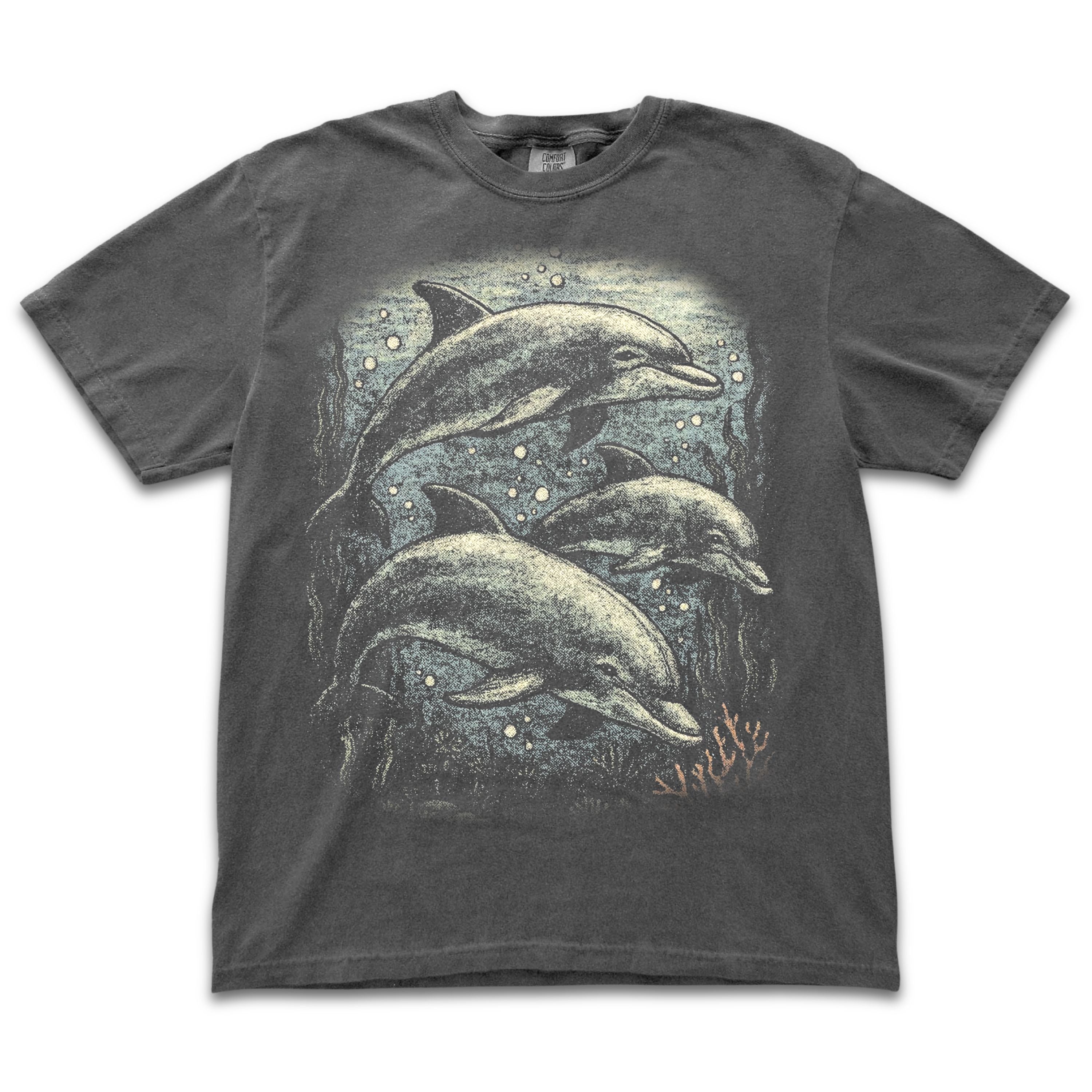 Dolphins Under Water
