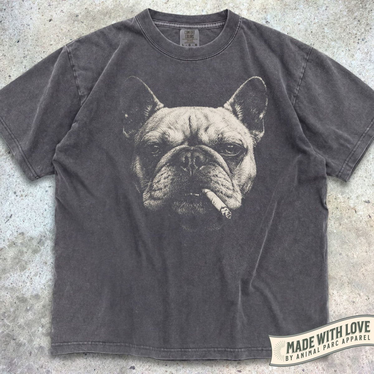 Smoking Frenchie Tee