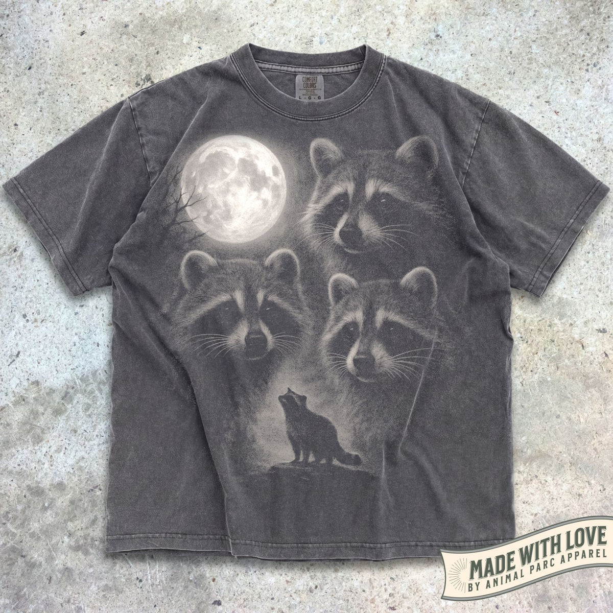 Full Moon Raccoons Tee