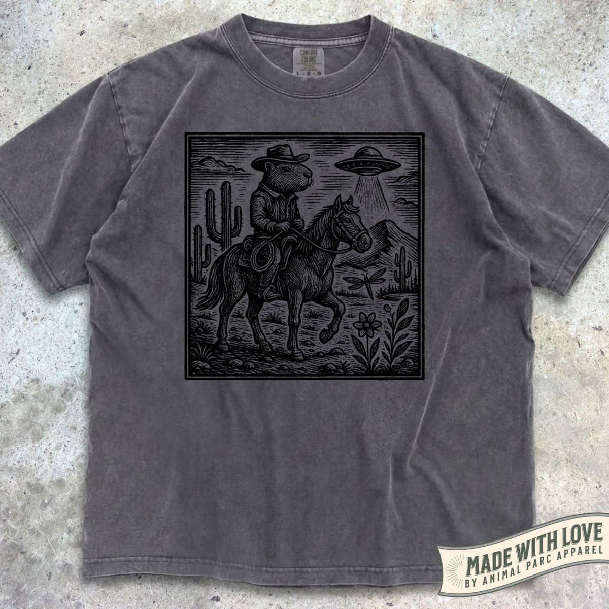 Capybara Cowboy Tee