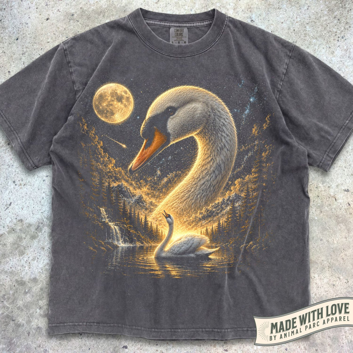 Swan Howling Moon Tee