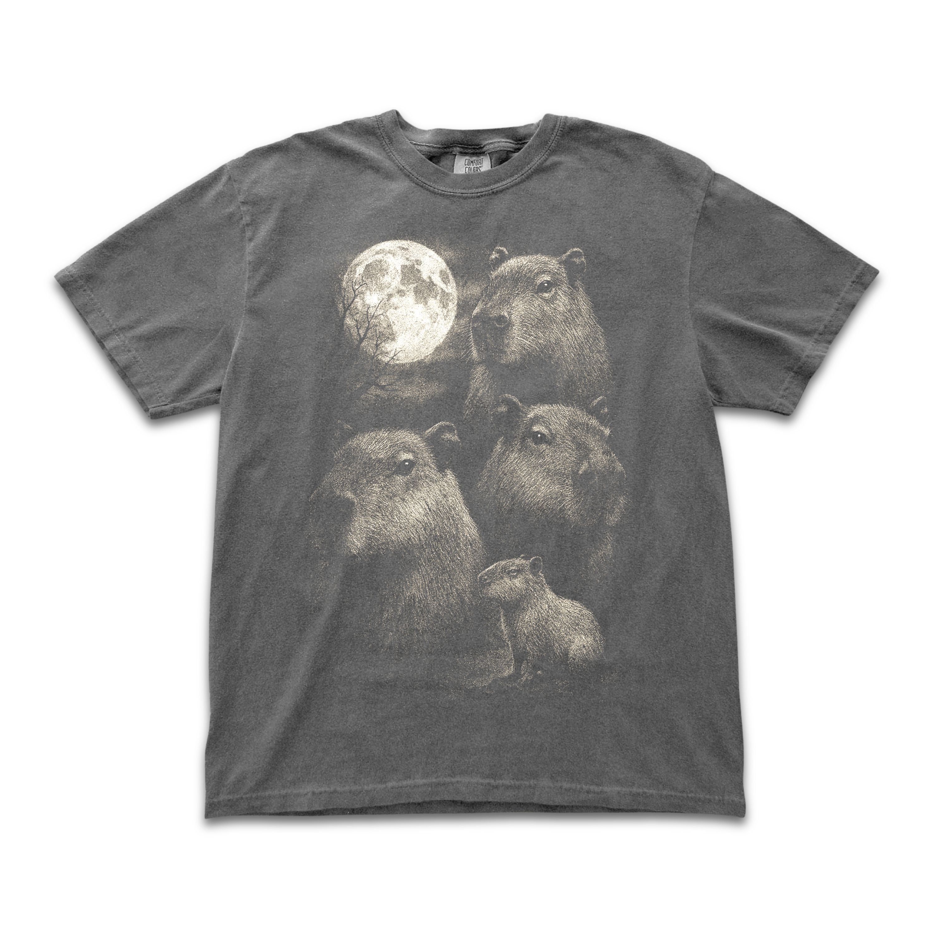 Capybaras Full Moon Tee