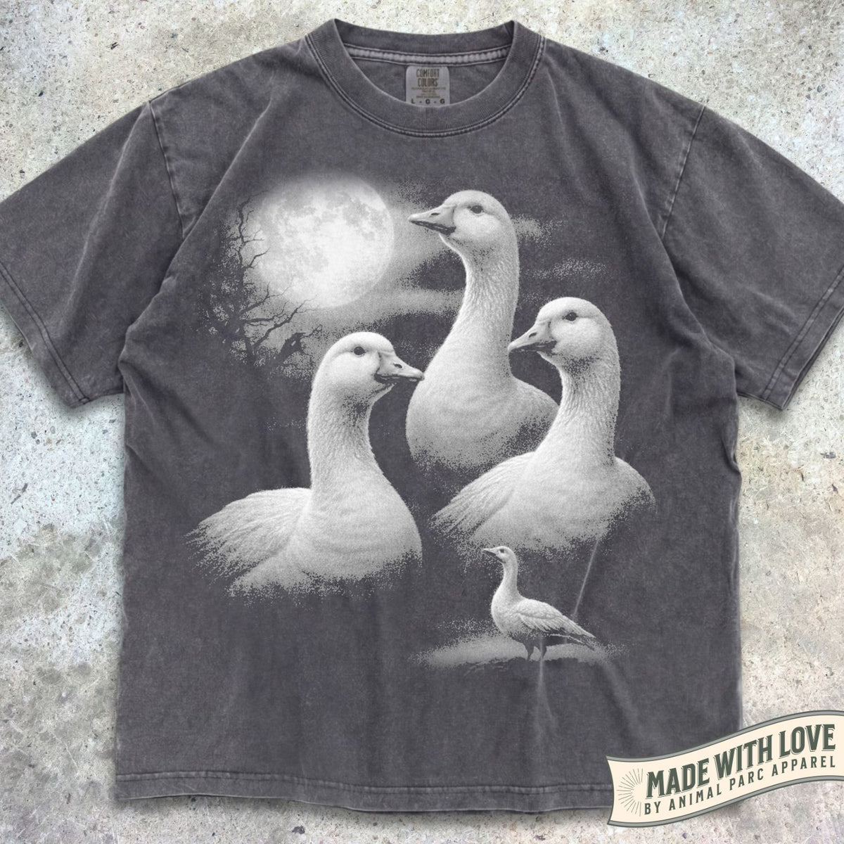Full Moon Geese Tee