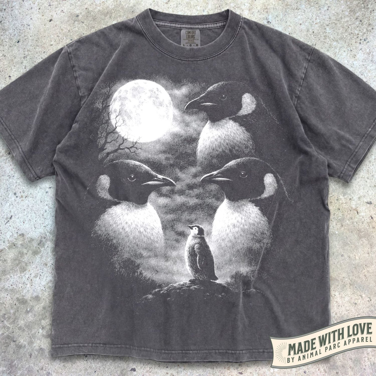 Full Moon Penguins Tee