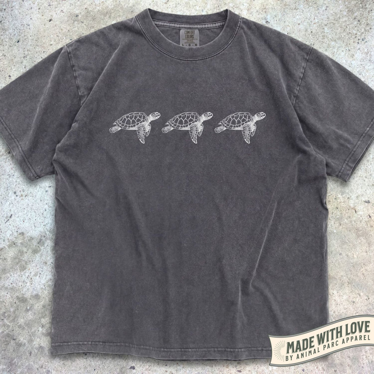 Line Art Turtles Tee