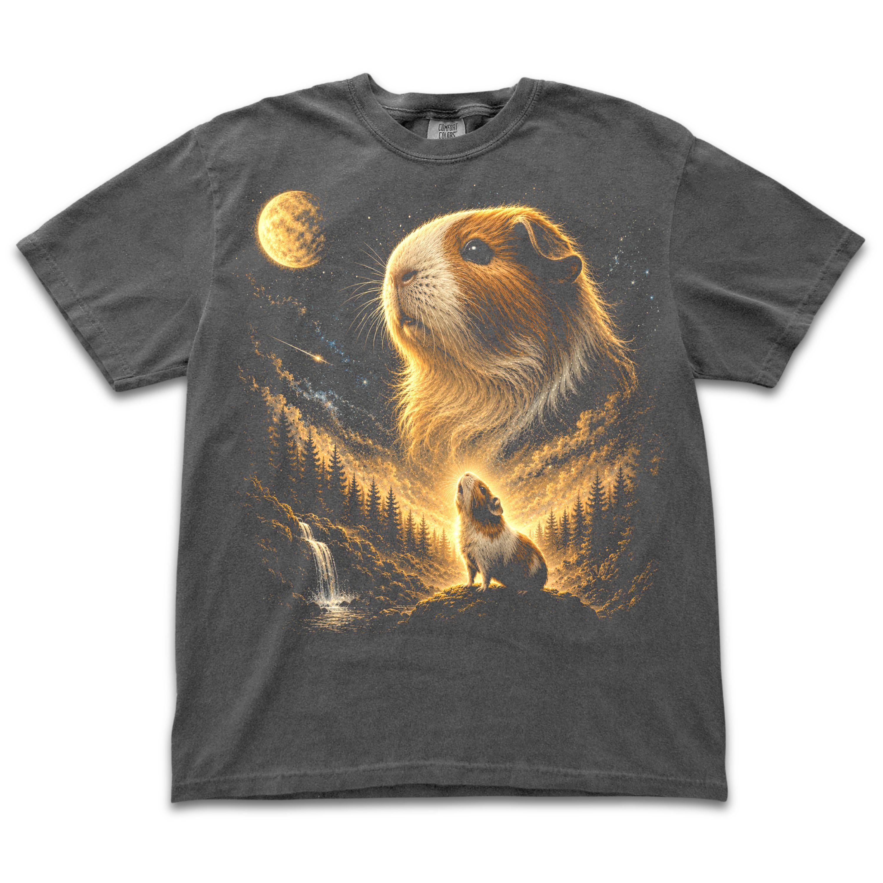 Guinea Pig Howling to the Moon