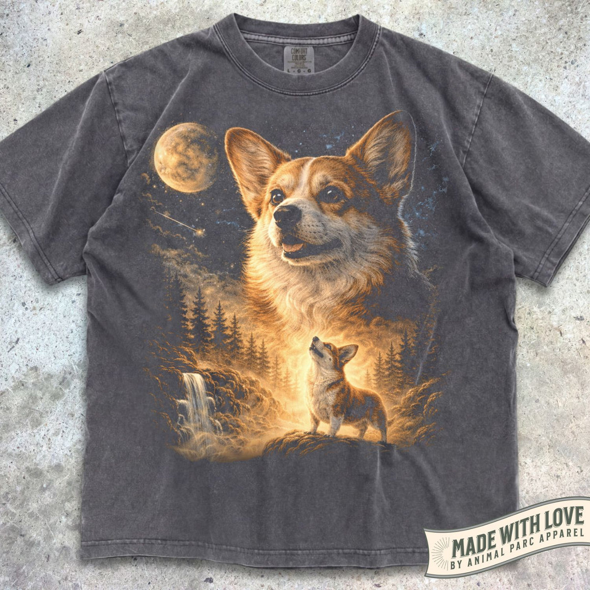 Moonlight Corgi Tee