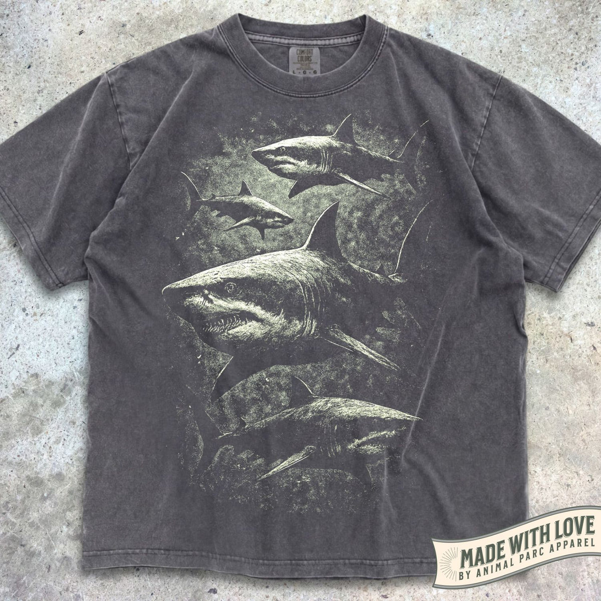 Sharks Grunge Tee