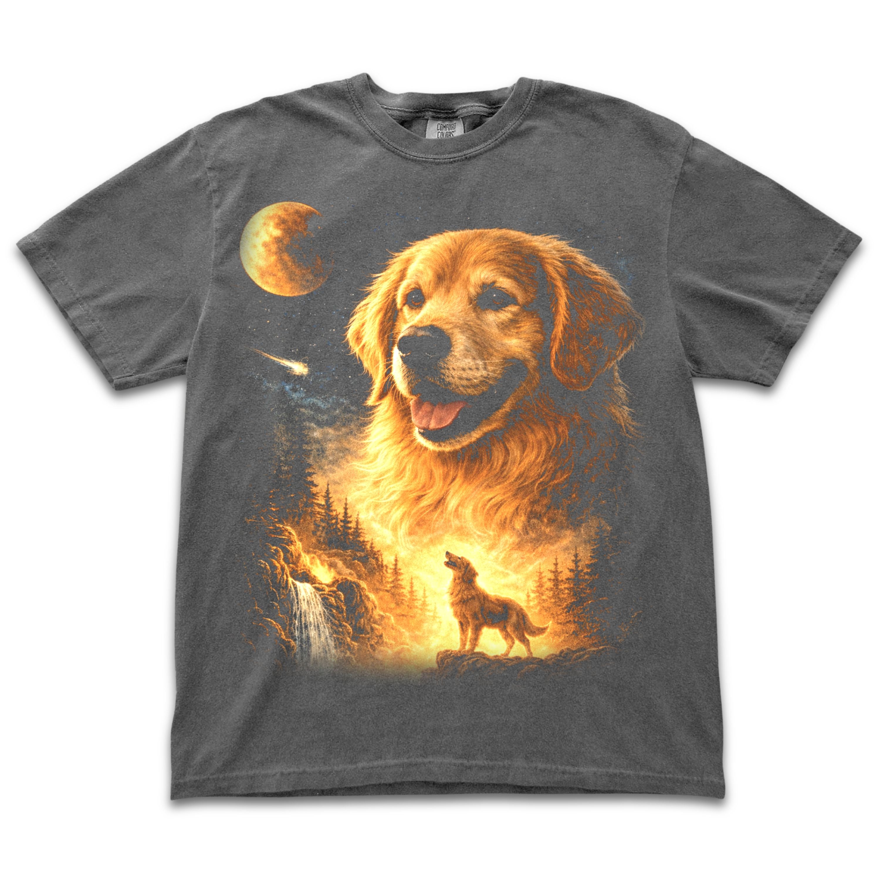 Golden Retriever Moonlight Tee