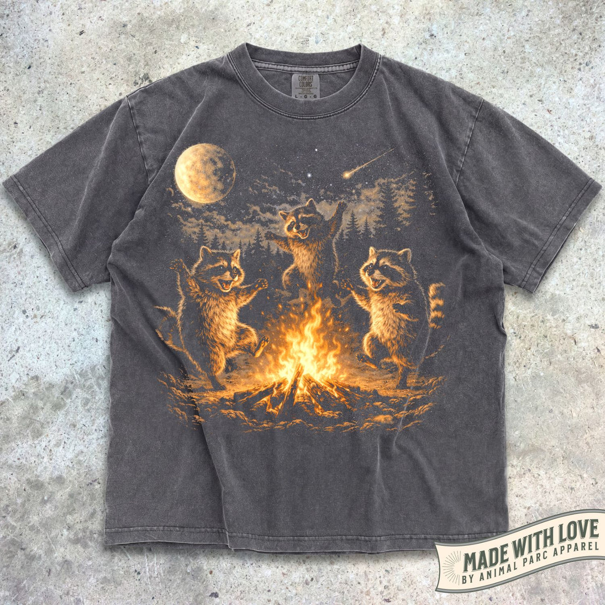 Bonfire Raccoons Tee