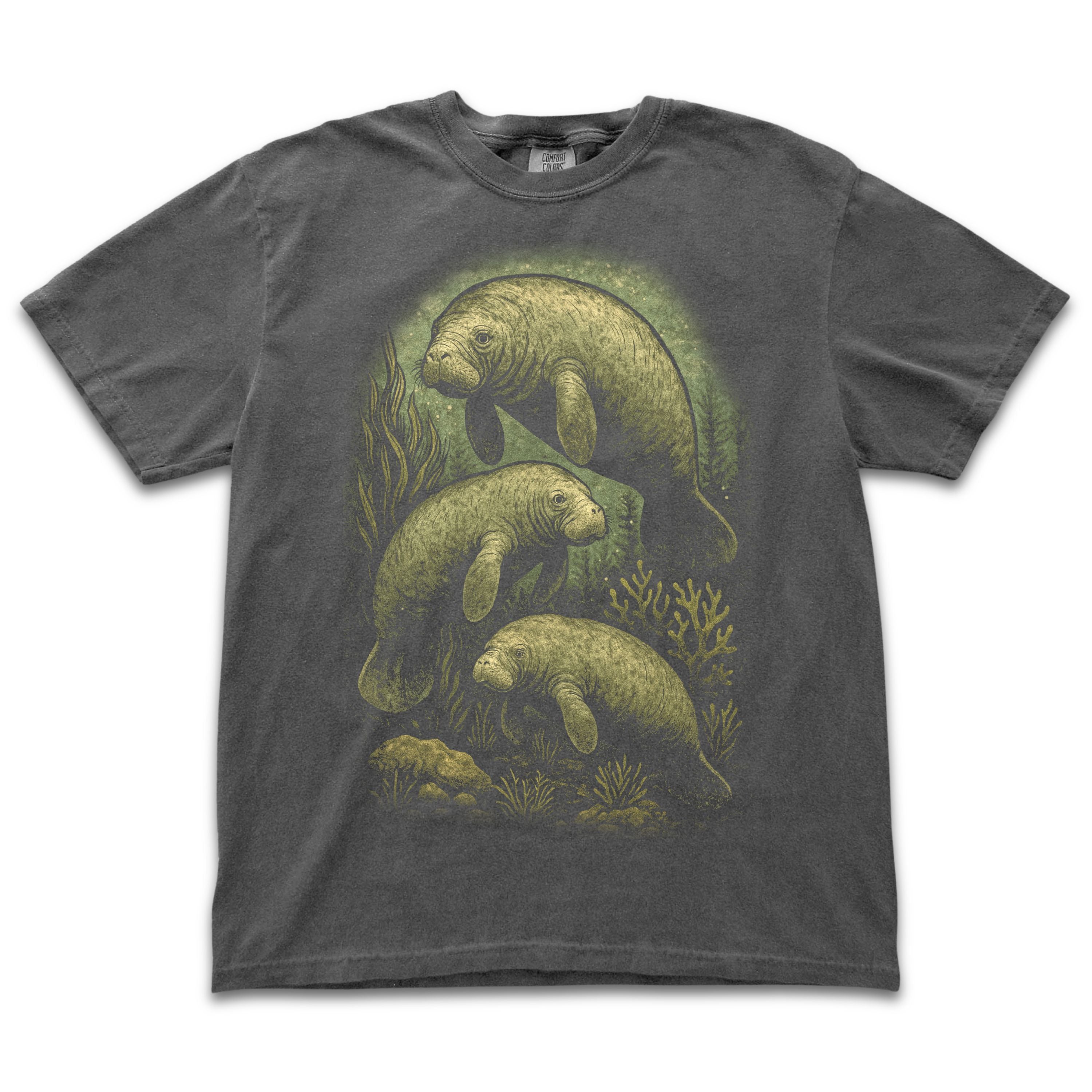 Manatees Under Water
