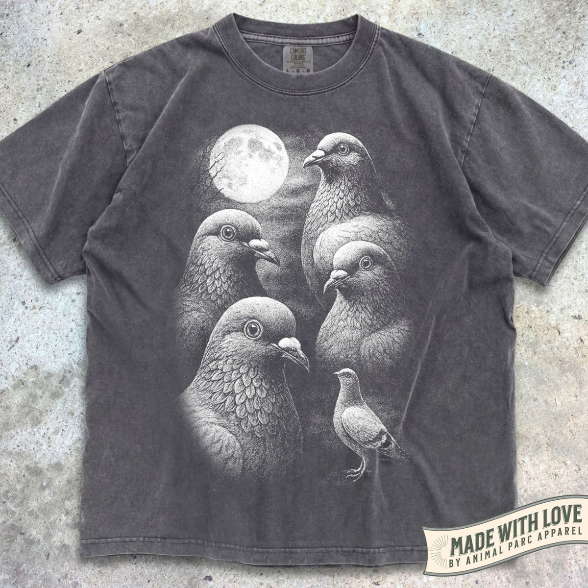Full Moon Pigeons Tee