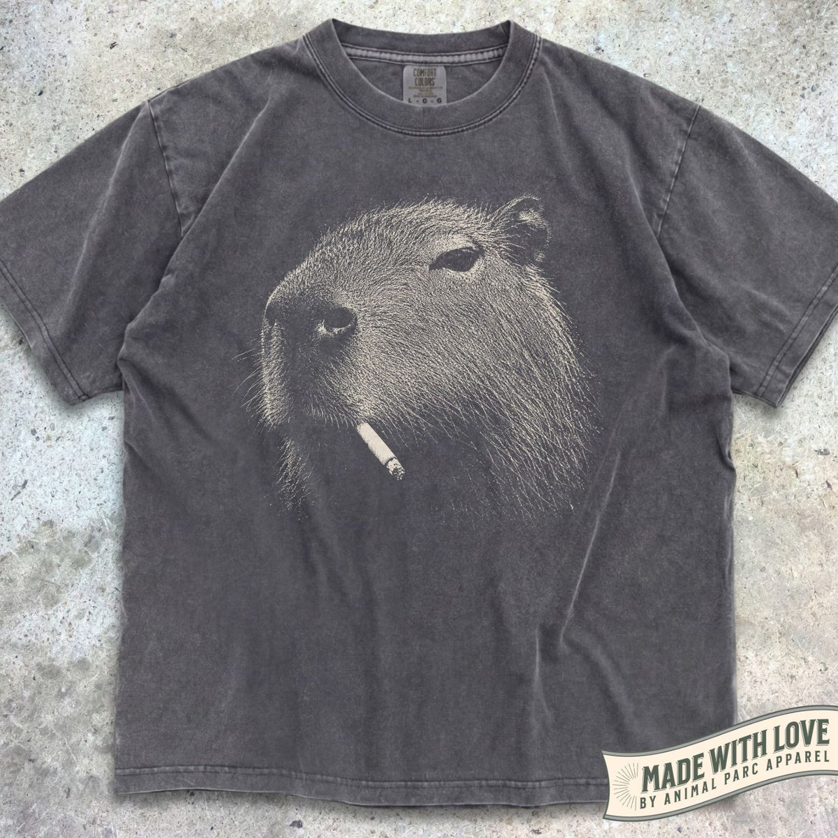 Smoking Capybara Tee