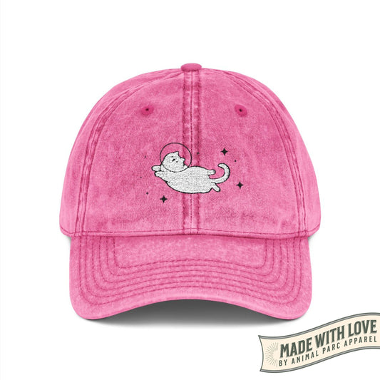 Space Cat - Distressed Cap