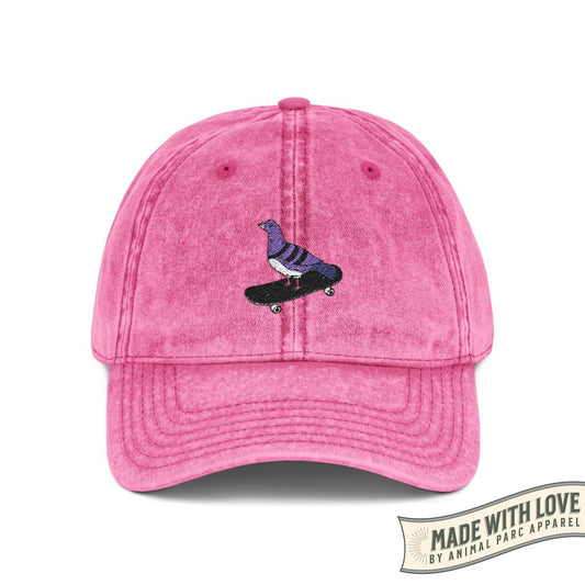 Skating Pigeon - Distressed Cap