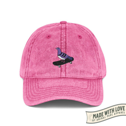 Skating Pigeon - Distressed Cap