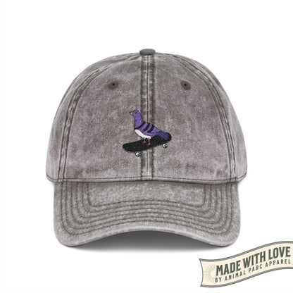 Skating Pigeon - Distressed Cap