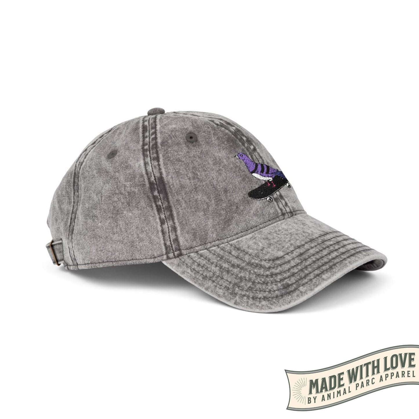 Skating Pigeon - Distressed Cap